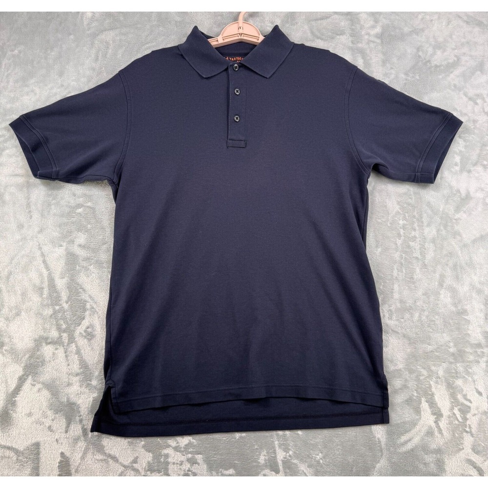 5.11 Tactical Performance Polo Shirt Mens Medium Black Short Sleeve